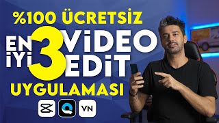 EN İYİ 3 ÜCRETSİZ VİDEO EDİT UYGULAMASI 📲🎬 [upl. by Nickola819]