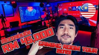 RM 45000 RezZaDude Gaming Room Tour 2019  MALAYSIA [upl. by Guthrey]