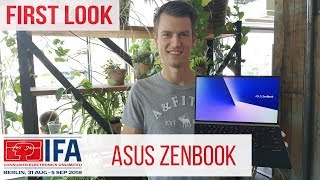 Asus ZenBook 13 Zenbook 14 amp Zenbook 15 Notebooks First Look Deutsch IFA2018 [upl. by Anaira]