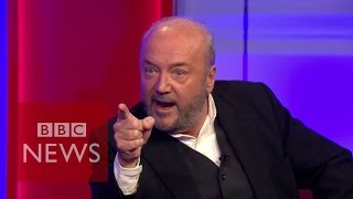 You killed a million people in Iraq George Galloway tells Jacqui Smith  BBC News [upl. by Dearborn]