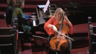 Jennifer Kloetzel cello  Tamami Honma piano perform Frescobaldi  Cassadó Toccata [upl. by Caundra231]