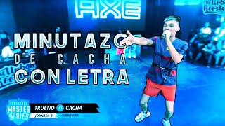 MINUTAZO de CACHA CON LETRA  Trueno vs Cacha  FMS Jornada 8  2019 [upl. by Abita515]