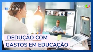 Qual a regra de dedução no IR para gastos com educação [upl. by Felizio]