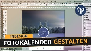 InDesign Tutorial Fotokalender und passendes Deckblatt gestalten [upl. by Aloke503]