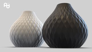 010  Cosine Wave Pattern  Lighting Shade  Rhino Grasshopper Tutorial  라이노 그래스호퍼 [upl. by Ylahtan]