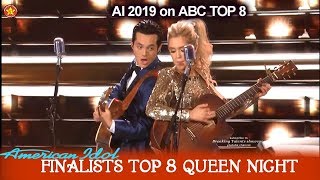 Laine Hardy amp Laci Kaye Booth Duet “Jackson” Movie Theme amp Queen Night  American Idol 2019 Top 8 [upl. by Ahtiek]