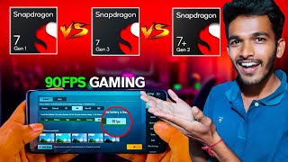 Snapdragon 7 Gen 3 vs Snapdragon 7 Plus Gen 2 vs Snapdragon 7 Gen 1 [upl. by Merline]