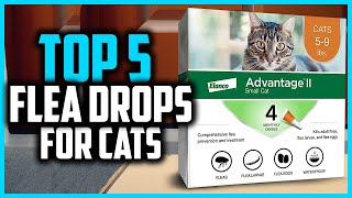 ✅ Top 5 Best Flea Drops for Cats Reviews of 2024 [upl. by Demah324]