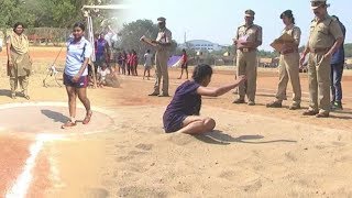 Girl Police Physical Selection Process Video  Distodaynews [upl. by Zingale479]