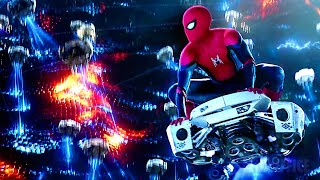 SpiderMan VS The Drone Army  SpiderMan Far From Home  CLIP 🔥 4K [upl. by Otrebmuh]