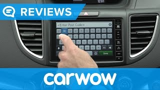 Honda CRV SUV 2017 infotainment and interior review  Mat Watson Reviews [upl. by Cousins]