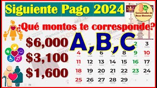 🤑SIGUIENTE PAGO DE LAS PENSIONES DEL BIENESTAR 2024🥳 [upl. by Arley833]