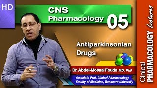 CNS Pharmacology Ar 05 Antiparkinsonian drugs [upl. by Laemaj]