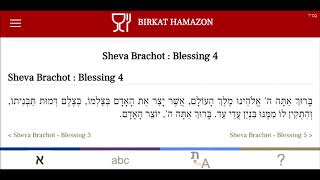 Sheva Brachot  שבע ברכות  Blessing 4  Bénédiction 4 [upl. by Gunter]