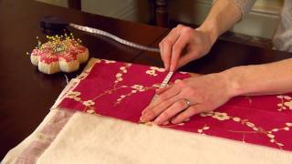 How to Make Thermally Lined Curtains  Part 3 of 5  National Trust [upl. by Llechtim517]