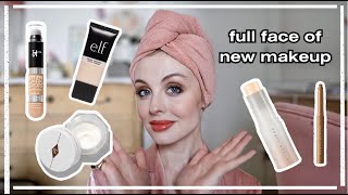 FULL FACE OF NEW MAKEUP  first impressions of new makeup releases amp products that are new to me [upl. by Iraj]