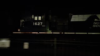 NS 13R with NS 1627 high hood SD402 trailing in Charlottesville Virginia [upl. by Aicilev]