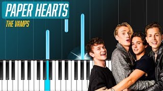 The Vamps  quotPaper Heartsquot Piano Tutorial  Chords  How To Play  Cover [upl. by Mukerji]