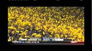 Michigan vs Notre Dame quotThe Last 141quot [upl. by Ecirtel50]