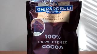 Ghirardelli Chocolate Premium Baking Cocoa I Use It To Make Hot Chocolate [upl. by Furnary]