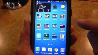 Samsung Galaxy S4 Touchwiz Home Error Message [upl. by Mairym]