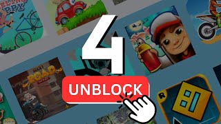 The 4 BEST Unblocked Game Websites for School 2024 [upl. by Razaele]