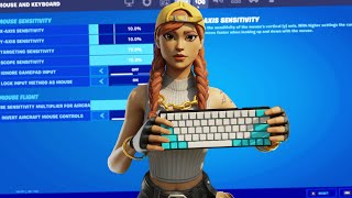 THE BEST Keyboard  Mouse Settings  DPI  Sensitivity PC FORTNITE Season 7 AIMBOT SETTINGS [upl. by Nnalyrehs]