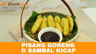 Pisang Goreng dengan Sambal Kicap  Try Masak  iCookAsia [upl. by Lesak419]