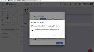 Out of Office in New Google Calendar Work or School Calendars Only [upl. by Rust]