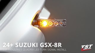 How to Install Quadrix LED Front Pod Turn Signals by TST Industries [upl. by Aay589]