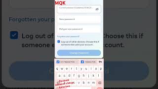 facebook ka password kaise change kare short viral [upl. by Minnaminnie]