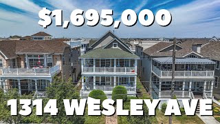 Ocean City New Jersey OCNJ Homes For Sale  JUST LISTED  1314 Wesley Ave [upl. by Eah966]