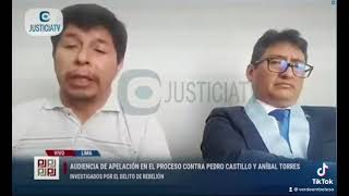 Peru audiciencia de apelacion del presidente Pedro Castilloahora en prision en Lima [upl. by Oel537]