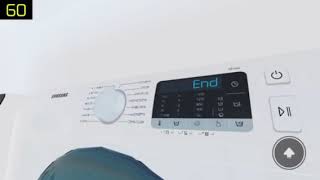 Samsung eco bubble washing machine end of cycle [upl. by Lyall180]