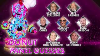 Donut Panel Guesses  The Masked Singer Season 10 Finale [upl. by Ursa]