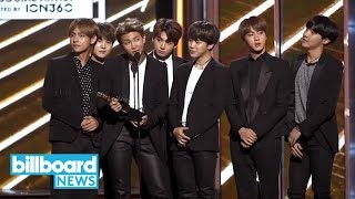 BTS Proves They Are the Best Fandom ARMY Celebrates 1st BBMAs Nod for Top Group  Billboard News [upl. by Neitsirk]