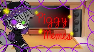 °•🐷Piggy tsp react to piggy memes🐷•°🦓Zizzy🦓°•my memes•°°•🎧Gacha club🎧•°°•Read desc•° [upl. by Azaleah54]