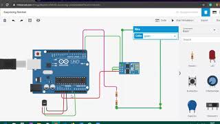 IoT project in Tinkercad and Thinkspeak [upl. by Yale]