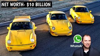 JAN KOUM’s IMPRESSIVE PORSCHE CAR COLLECTION🚘💵 [upl. by Notsniw]