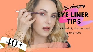 How To APPLY EYELINER Like a PRO  40 Hooded Eyeliner Tips [upl. by Nelrac]