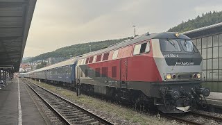 Umgeleiteter Autoreisezug in Waldshut [upl. by Witt]