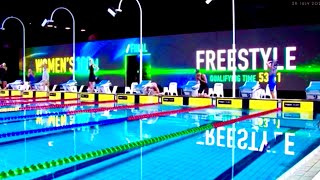 100m Freestyle Final W  2024 Australian Olympic Swimming Trials [upl. by Htidra]