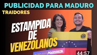 PATRICIA POLEO  LANZA PROPAGANDA PARA USURPADOR MADURO [upl. by Siward]