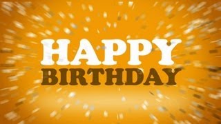 Matt Houston  Happy Birthday Lyrics video officiel [upl. by Joelie]