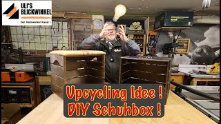 Upcycling  Idee quot DIY  Schuhbox quot Einfach selber machen [upl. by Annavas]