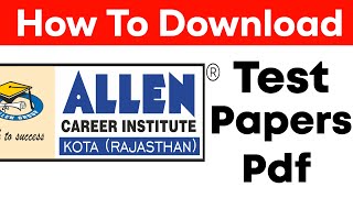 How To Download Allen Test [upl. by Ellened]