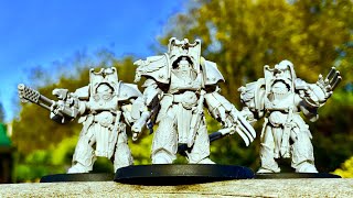 Legio Custodes Aquilon Terminators with Firepikes Model Build amp Tactics Review Horus Heresy [upl. by Nelra644]