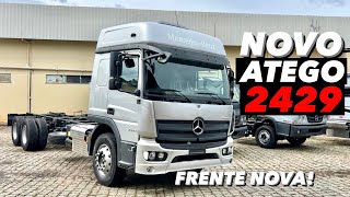 Avaliação  Novo MercedesBenz Atego 2429 FRENTE NOVA  Curiosidade Automotiva [upl. by Asirak896]