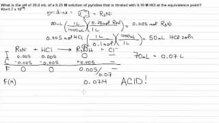 Weak Acid  Strong Base Titration  All pH Calculations [upl. by Sito]