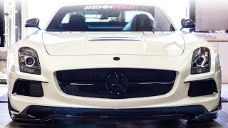 RENNtech Mercedes SLS Black Series w Headers amp ECU Dyno Loud [upl. by Annayek]